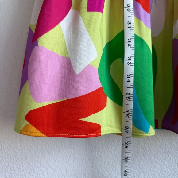 NWT Alden Adair Summer Tiered Maxi Skirt with Slit in Matisse Multicolor Size XS - Picture 9 of 10